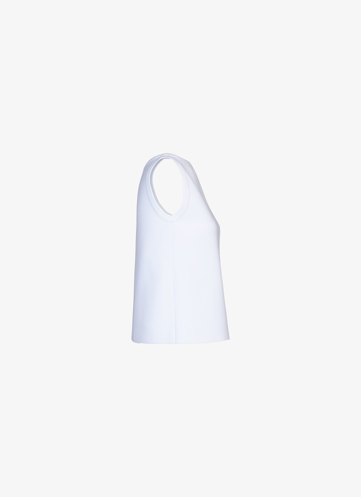 SLEEVELESS TUNIC RAPHIA FRANGE WHITE ALAÏA WHITE  SLEEVELESS TUNIC RAPHIA FRANGE WHITE